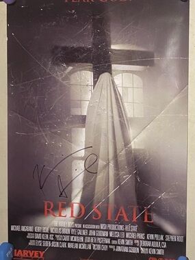 Kevin Smith Signed Red State Movie Poster 40x27 never hung or mounted ROLLED